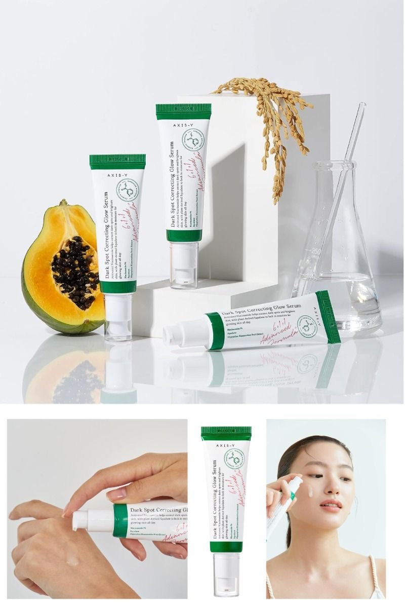 Dark spot correcting glow serum