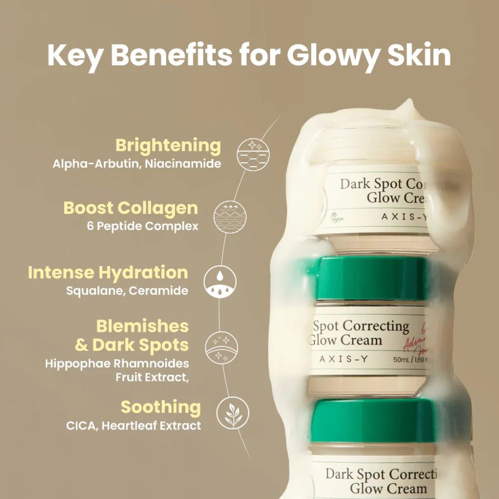 Axis Y dark spot correcting glow cream