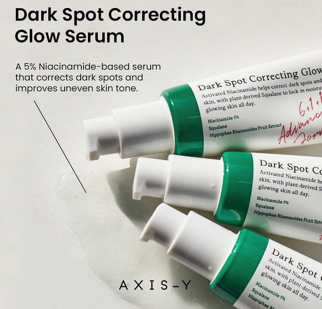Dark spot correcting glow serum